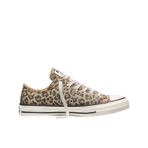 Giày Thể Thao Converse CTAS Leopard Jacquard Women's - Egret/Black/Honey Stick